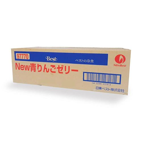 日東ベスト New青りんごゼリー 冷凍 60g 40個 学校給食 デザート