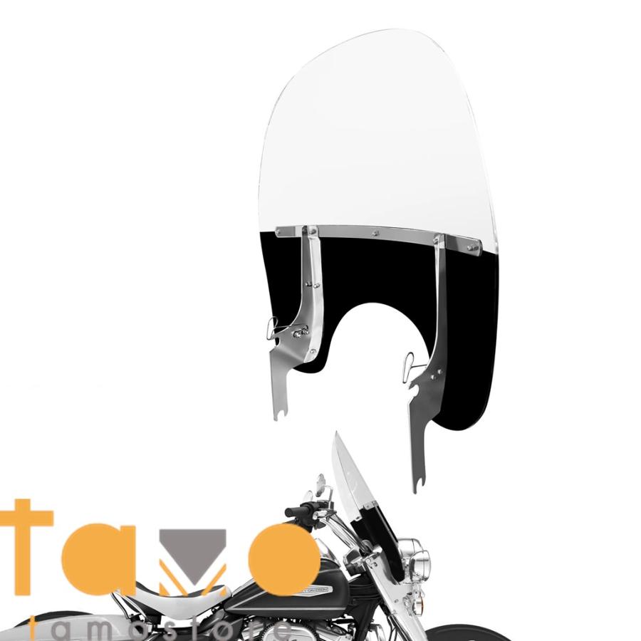 並行輸入品】19インチ ロードキング ウィンドシールド ブラックカラー