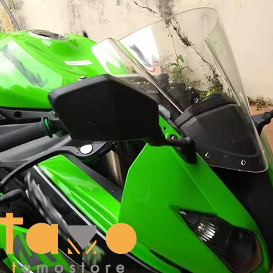 並行輸入品】バイク zx6r 風防 ウィンドスクリーン ダブルバブル