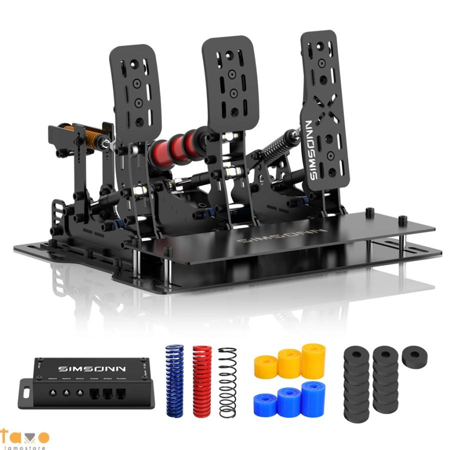 simnet レーシングペダル 3ペダルセット simnet レーシングペダル 3ペダルセット