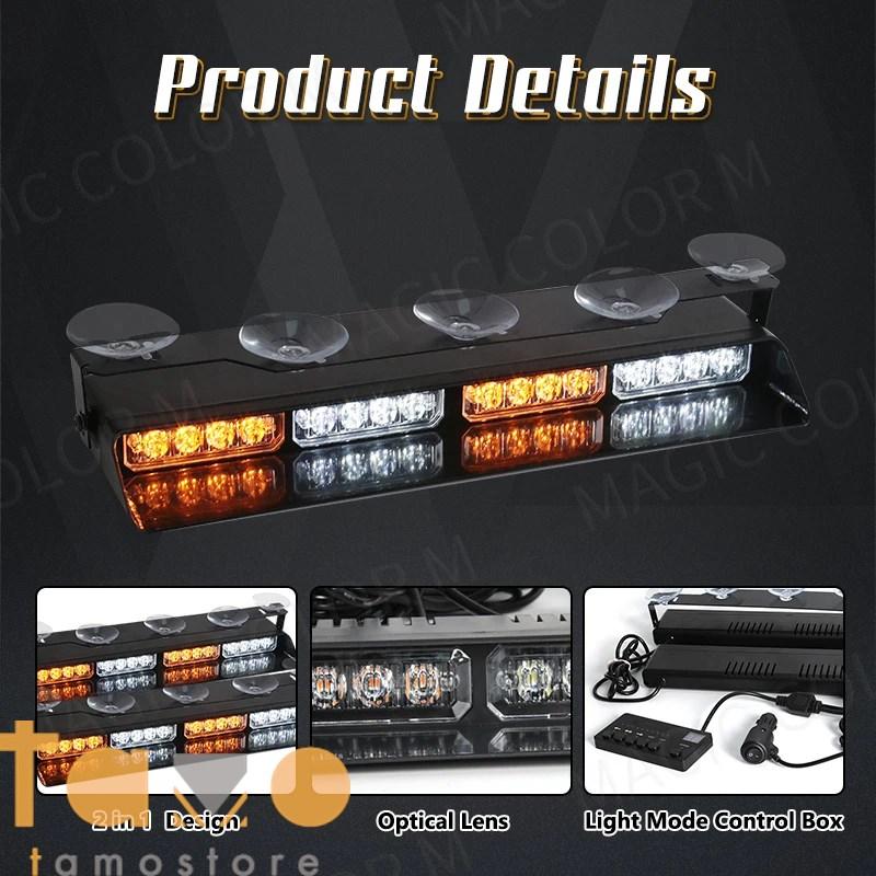 並行輸入品】LEDストロボ 緊急 フラッシュハザードランプ フロント