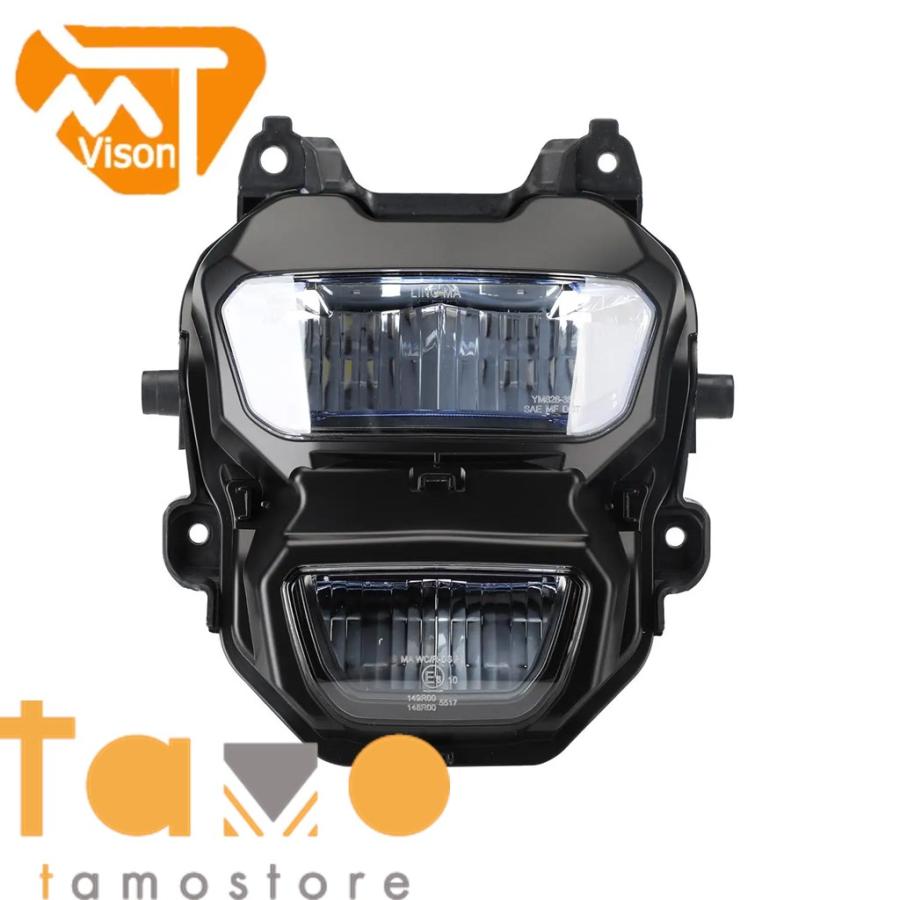 グロムLEDヘッドライト 円形 ブラック 取り付け金具付き