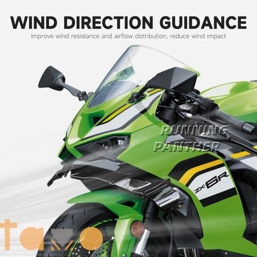 オートバイ エア ウィング For ZX-10R 2016 2017 2018 2019 2020
