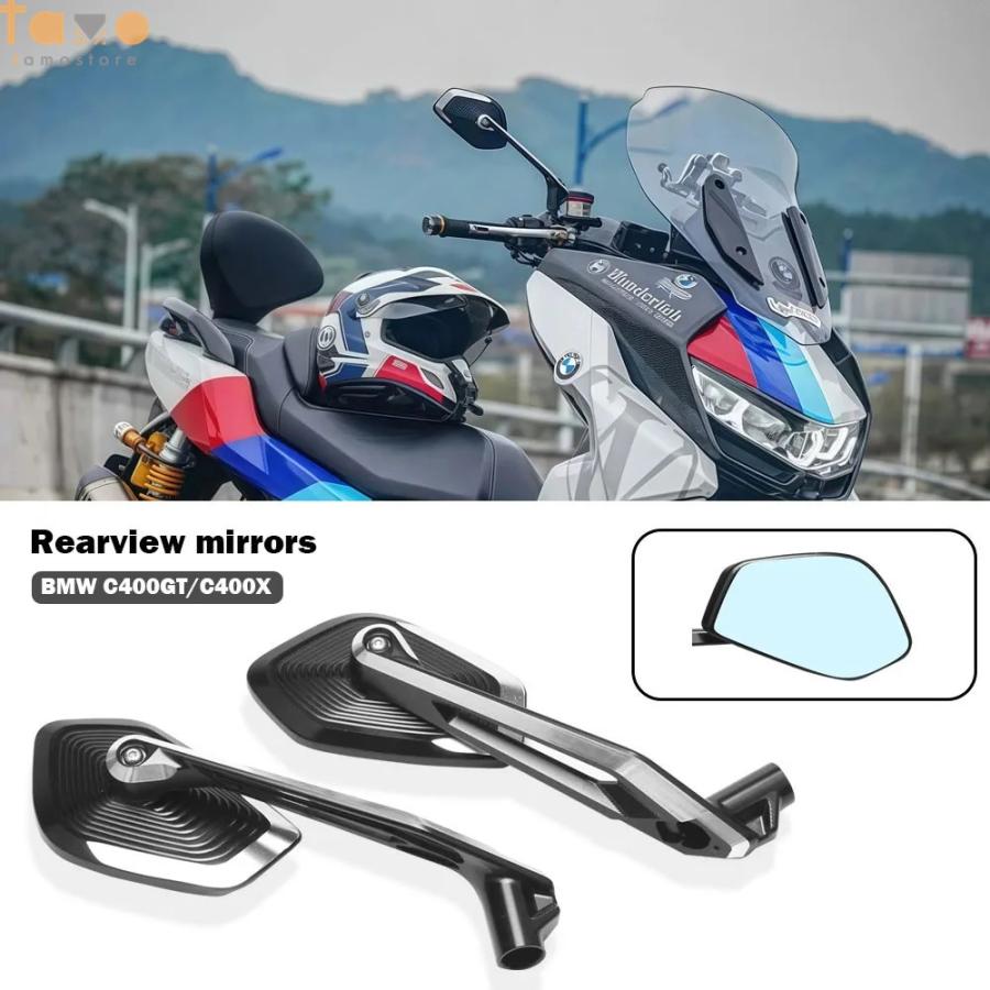 BMWC400GTミラー 互換品】 BMW C400X C400GT バイク用バックミラー・サイドミラー