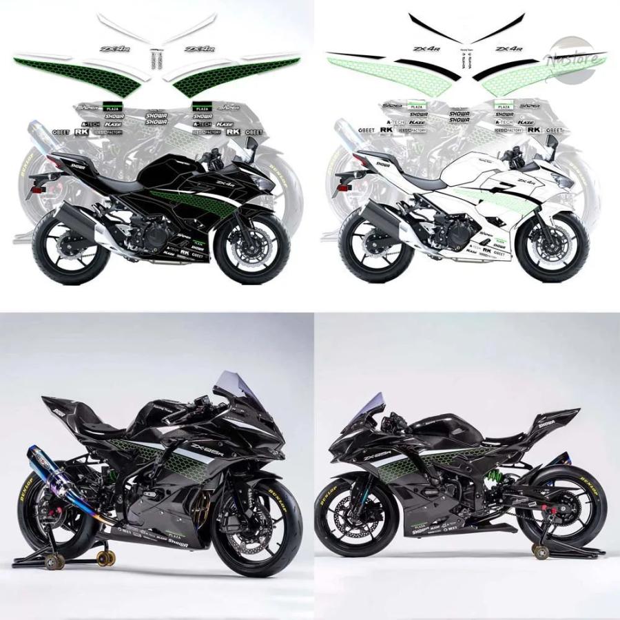 並行輸入品】zx4r バイク アクセサリー カスタム ステッカーセット