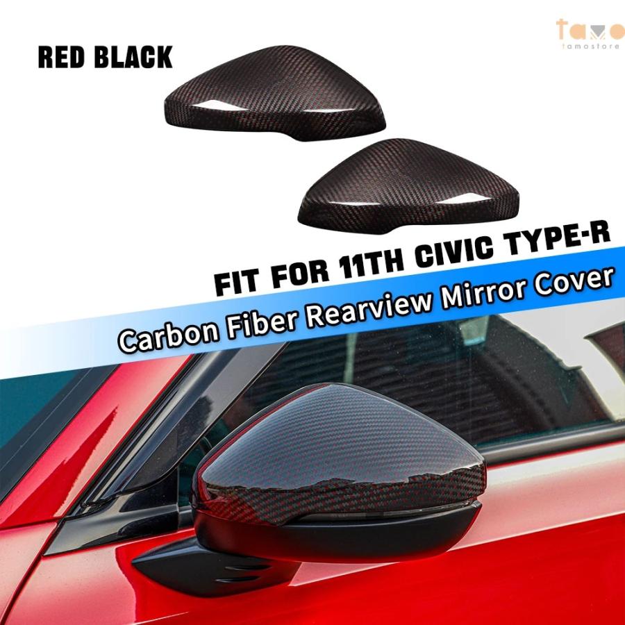 並行輸入品】fl5 カバー ミラー ガード シビック 2個入り レッド