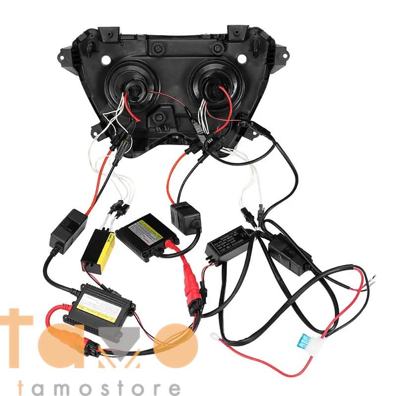 Z２５０　ＨＩＤ　ヘッドライト 川崎用z250/z800キセノンhidヘッドライト天使の目悪魔目