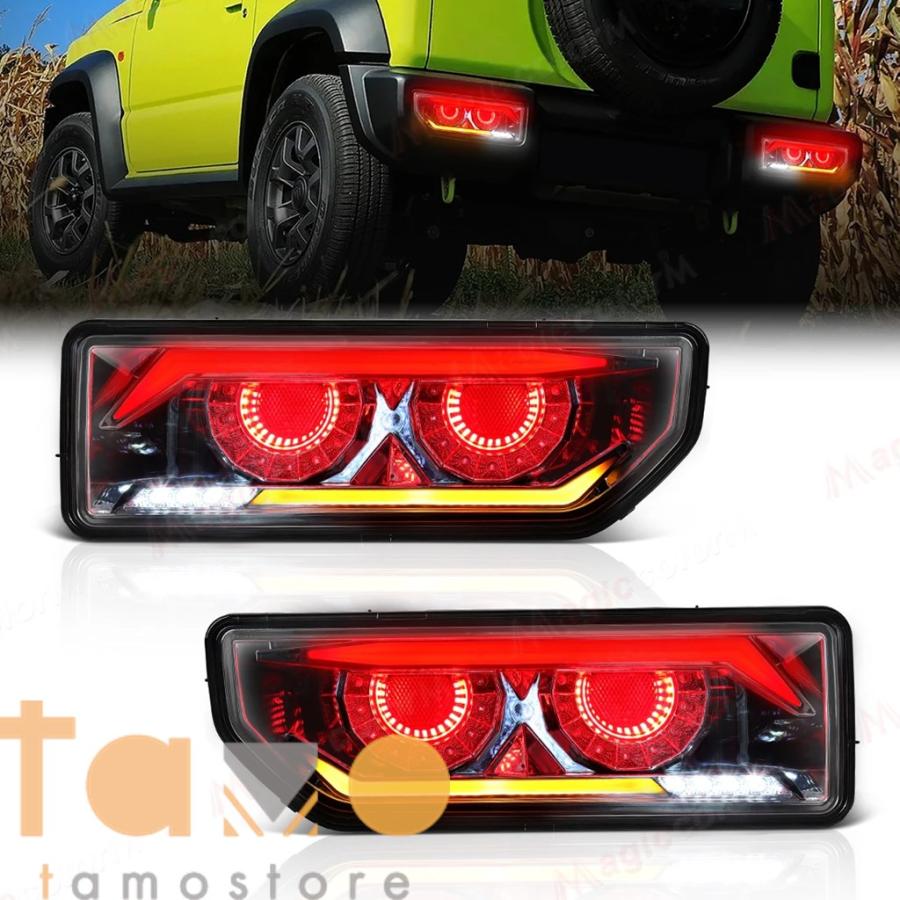 エムブロ サンダーLEDテール ブラックリム スズキ ジムニー JB23W