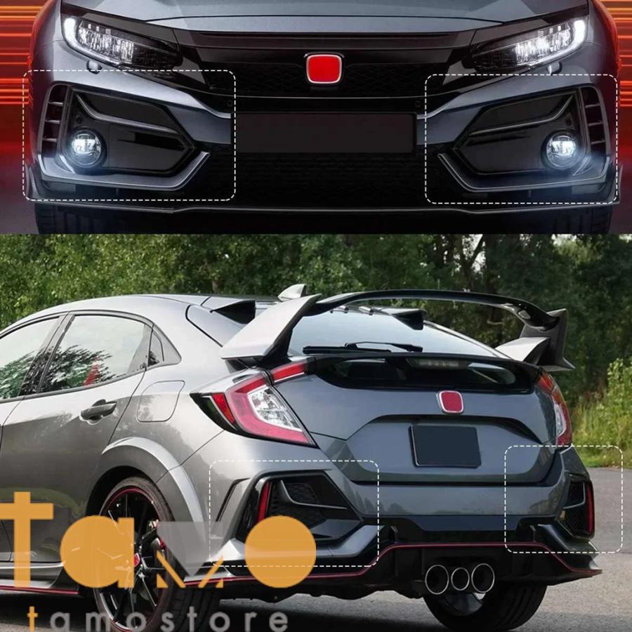 ホンダ カバー フロント リア キット 入り バンパーフォグランプグリル