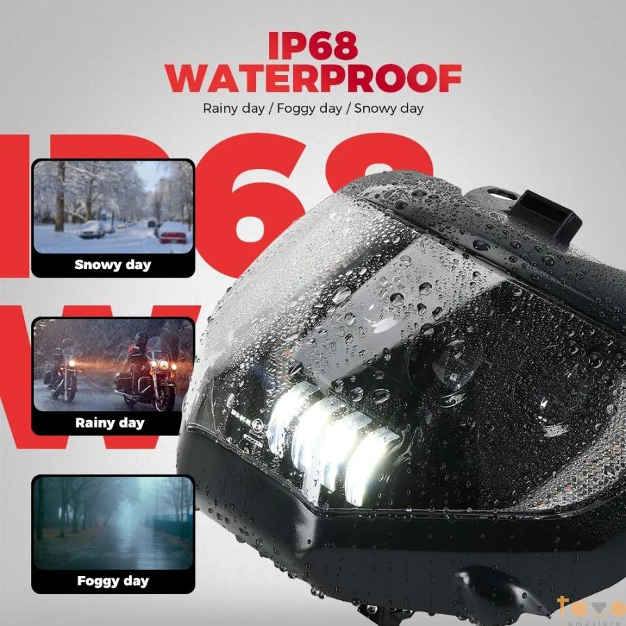 オーダーページ　mk様 ヤマハ バイク フロント ヘッド ヘッドライト 防水led 二輪