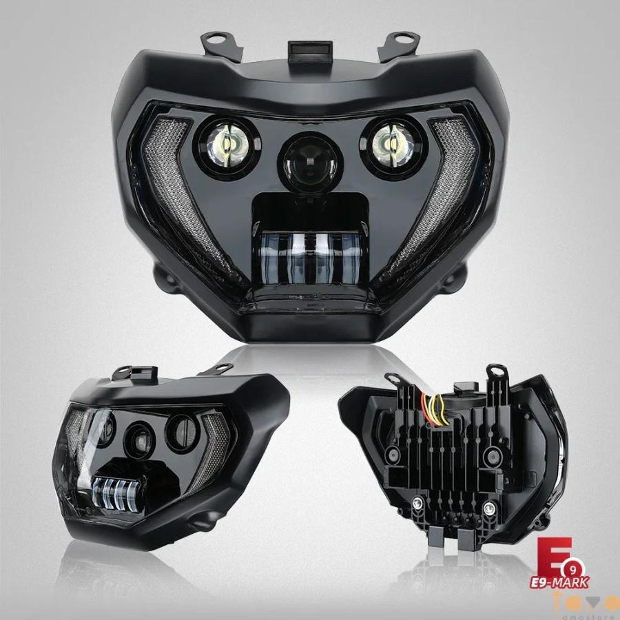 ヤマハ バイク フロント ヘッド ヘッドライト 防水led 二輪
