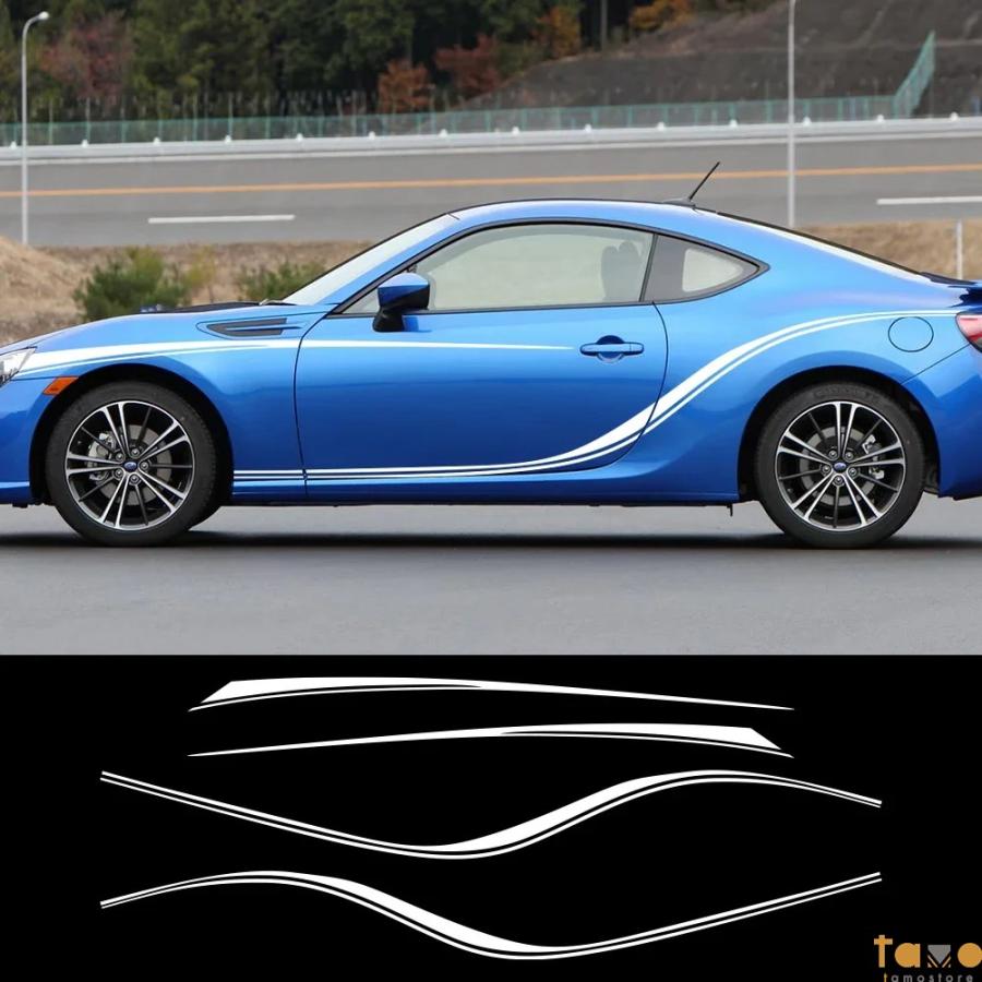 FRS［即購入可］ 並行輸入品】トヨタ toyota カスタム サイドドアボディステッカー カー