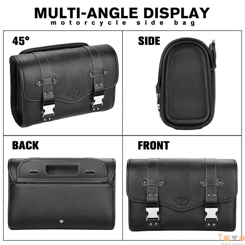 並行輸入品】w400 バイク サイドバッグ レトロな サドルバッグ