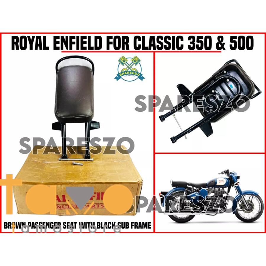 クラシック 350/500 用ロイヤルエンフィールドブラックサブフレーム 