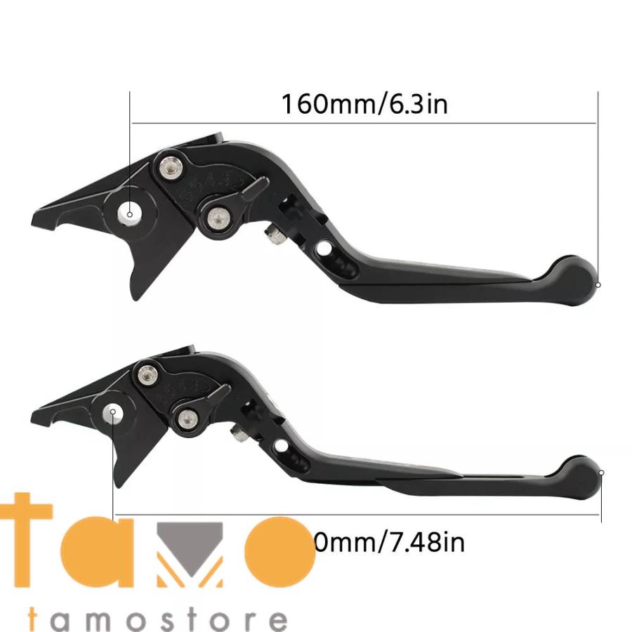 【しな】 Adjustable Folding Extendable Brake Clutch Levers For ZX 10R EP