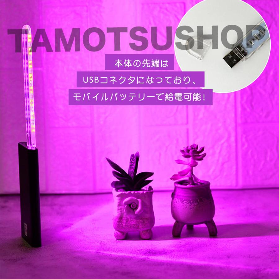 植物育成 ライト Led 水草栽培 温室水耕栽培 ランプ 室内植物育成ライト 多肉植物 育成 送料無料 省エネ 在庫限り 光合成 解消 日照不足 成長促進 日光 Usb充電