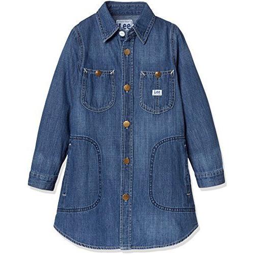 在庫有 リー ワンピース 公式 ガールズ ワークドレス 100 140cm 中色ブルー 140 コンビニ受取対応商品 Zoetalentsolutions Com