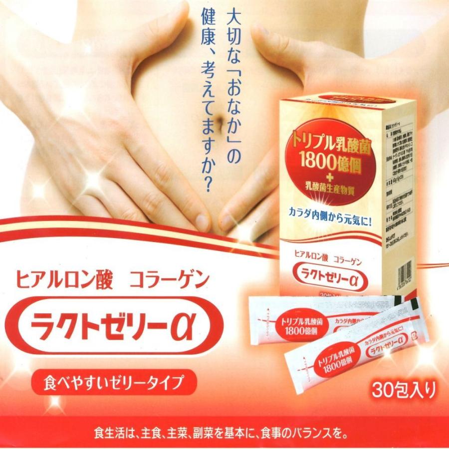 乳酸菌 サプリ 30包入 1個 ラクトゼリーα ゼリー ヒアルロン酸 乳酸菌 サプリ 30包入 1個 ラクトゼリーα ゼリー ヒアルロン酸