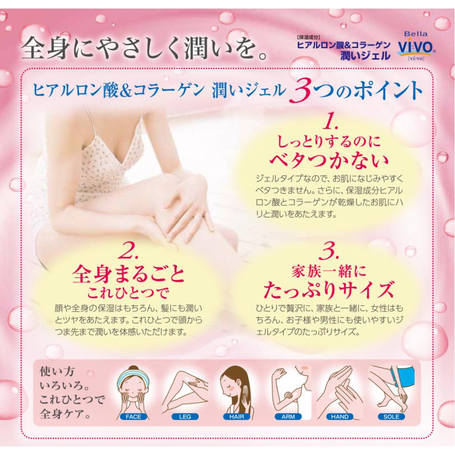 Bella Vivo 潤いジェル 1個 オールインワンジェル 顔 50代 300g 全身