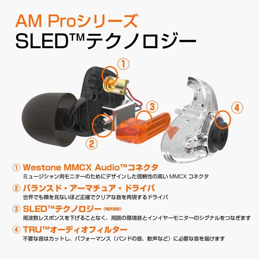 秋冬の主役◎ ウェストンWestone アンビエントフィルター機能搭載 インイヤーモニター AM Pro10シングルドライバ 78536.0 【BCD7305888640】(26506円)
