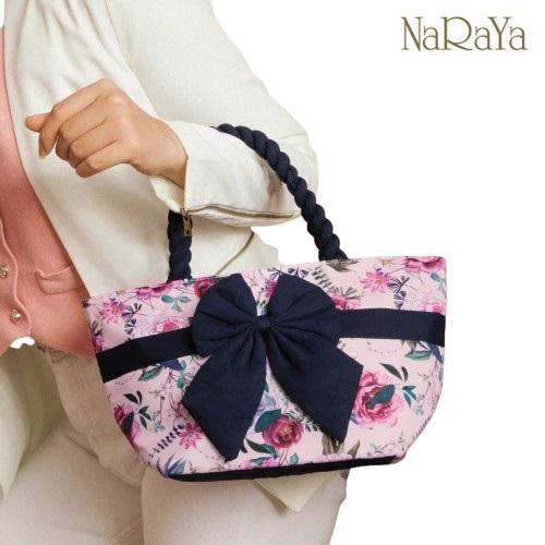 NaRaYa（ナラヤ） 【 タイ ナラヤ NaRaYa リボンバッグ 舟型 S】トート