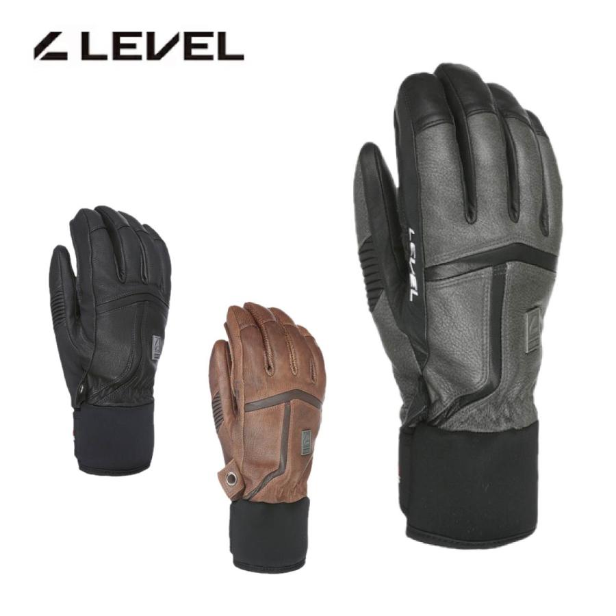 OFF PISTE LEATHER ブラック LEVEL レベル スキー グローブ＜2025＞ OFF PISTE LEATHER