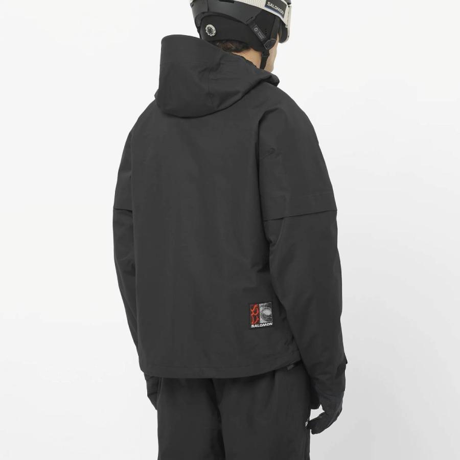 ジャケット・アウター SALOMON nylon hooded jacket black SALOMON（サロモン） GORE-TEX Nylon Hooded Jacket（ゴアテックス