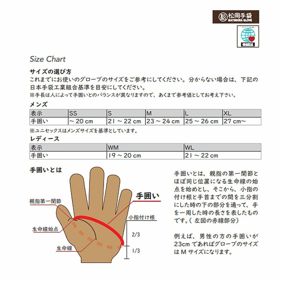 松岡手袋 マツオカグローブ スキーグローブ メンズ レディース＜2026
