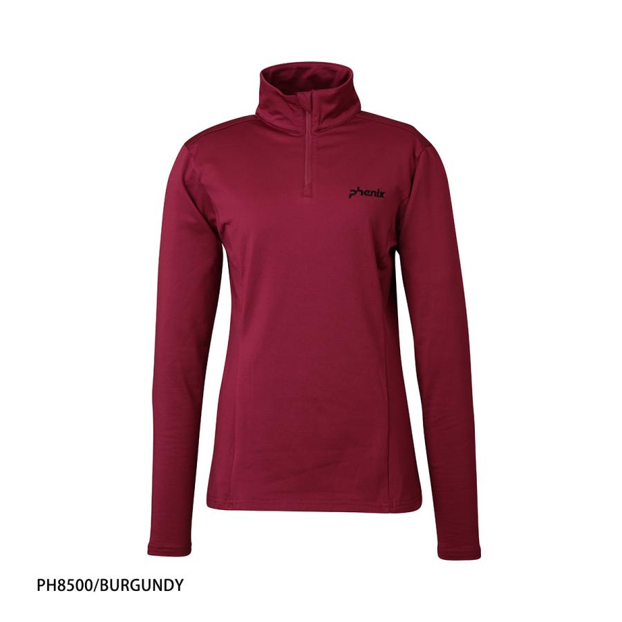 PHENIX フェニックス スキーウェア アンダーシャツ レディース＜2026＞ESW25LS62 / Basic Set-in Sleeve 1/2 Zip Tee スーパーセール | フェニックス（スポーツ） | 05