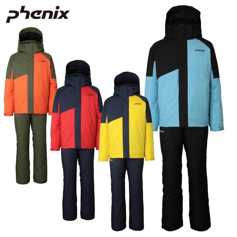 PHENIX フェニックス スキーウェア キッズ ジュニア＜2026＞ESB252P82 /Asymmetrical Bicolor Two-piece【上下セット ジュニア】 | フェニックス（スポーツ）