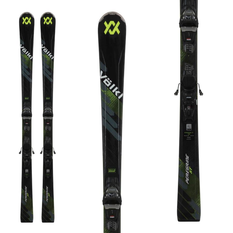 ブラックスキー板 グリーンロゴ バインディング付き VOLKL（フォルクル） スキー板 メンズ レディース＜2026＞PEREGRINE XT