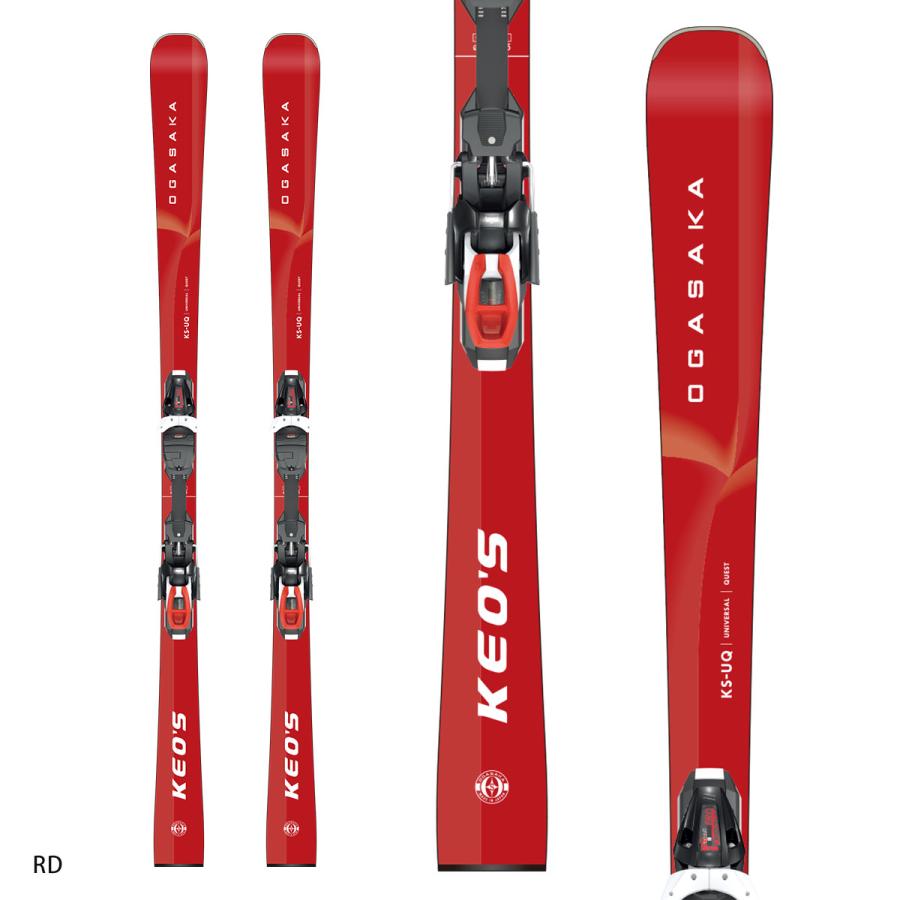 OGASAKA オガサカ スキー板 メンズ レディース＜2026＞KEO'S 〔ケオッズ〕 KS-UQ RD/NV/BK + PRD 11 GW ビンディング セット 取付無料_1