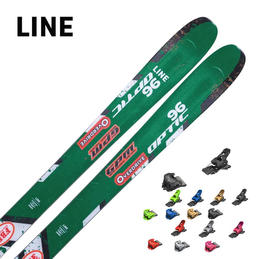 LINE ライン スキー板 メンズ レディース＜2026＞OPTIC 96 [LN2509200] + チロリア ATTACK 14 GW ビンディング セット 取付無料 | ブランド登録なし