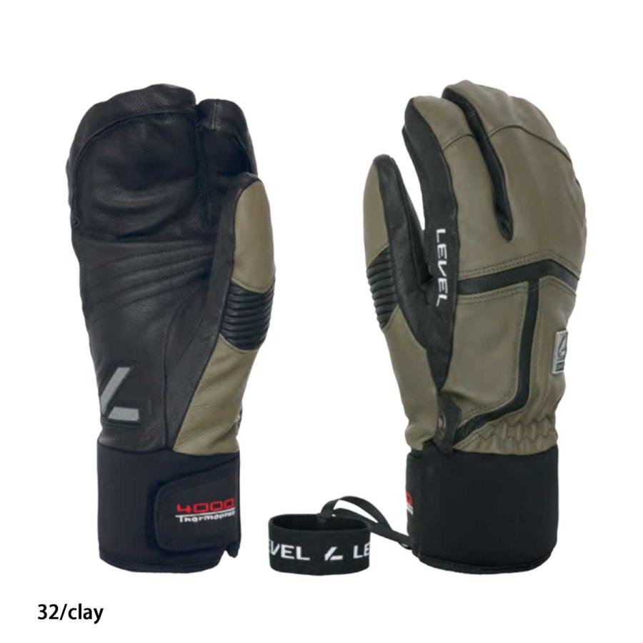 レベルグローブ　フィンガー LEVEL（レベル） スキーグローブ 2026 2064UT / OFF PISTE LEATHER