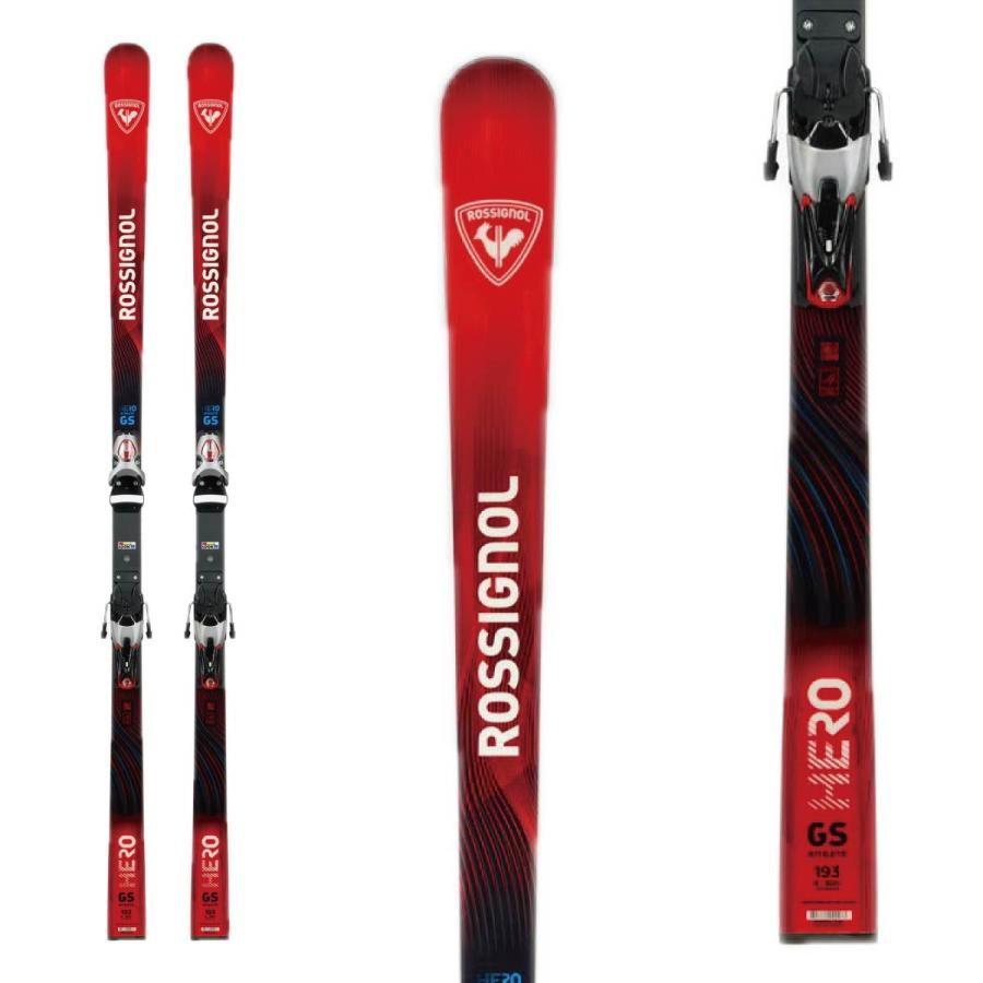 ROSSIGNOL ロシニョール スキー板 メンズ レディース＜2027＞HERO ATHLETE FIS GS FACTORY 193 / [RAPGM01] + R22 + SPX 15 ROCKERACE [FCPBS01] | ROSSIGNOL | 01