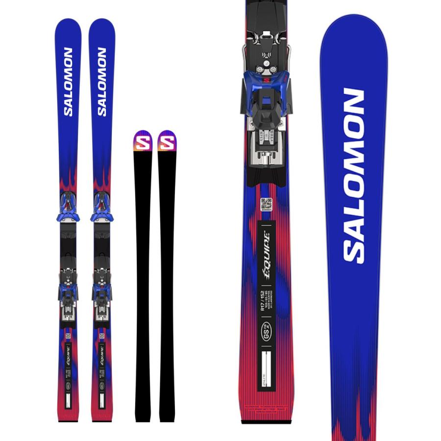 SALOMON サロモン スキー板 キッズ ジュニア【U12/U10】＜2027＞EQUIPE FIS GS JR/L45425900+/+JT3+ICON 10 ビンディングセット取付無料【FIS対応】 | SALOMON | 01