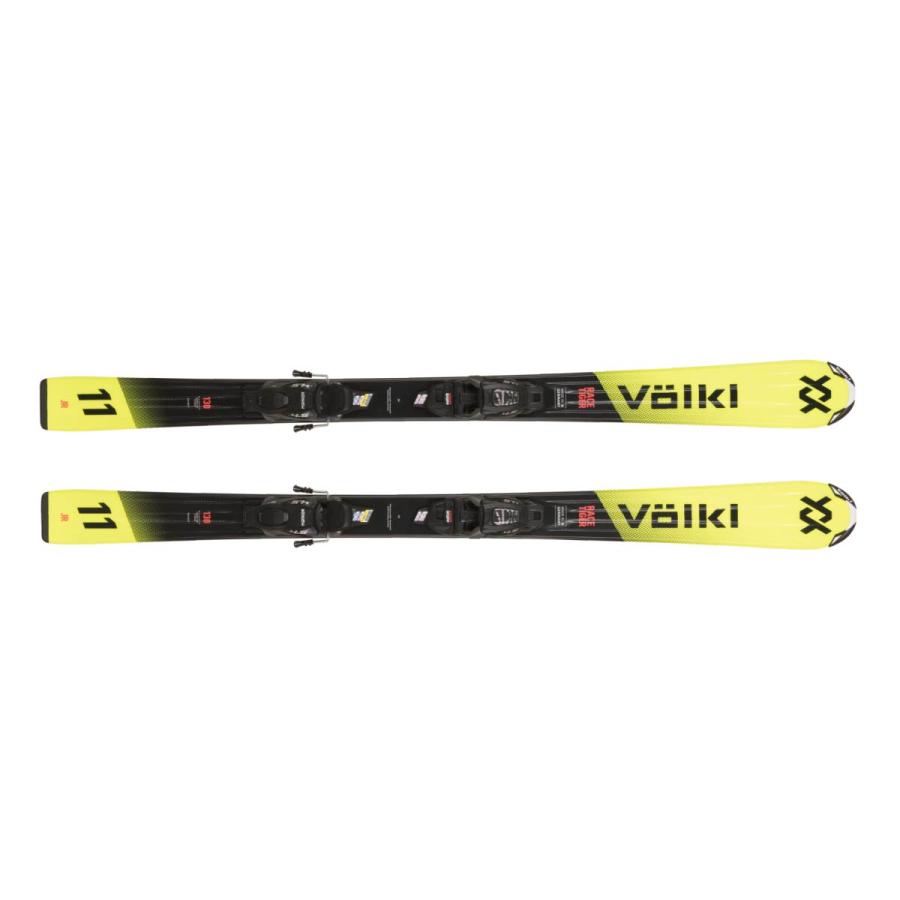 VOLKL フォルクル スキー板 キッズ ジュニア＜2027＞RACETIGER JR YELLOW + VMOTION + 4.5 VMOTION JR 70MM ビンディング セット 取付無料 | VOLKL | 02