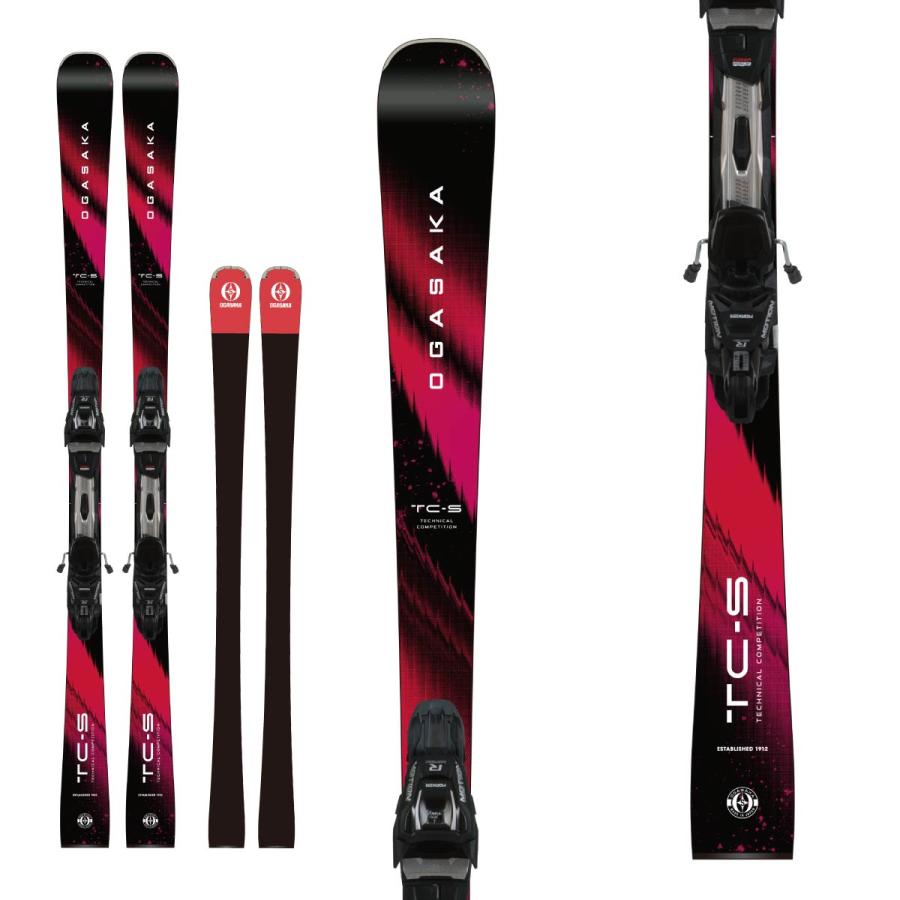 OGASAKA オガサカ スキー板 メンズ レディース＜2027＞TC-S ＋ COMP DEMO PLATE + R MOTION-T12 / BK ビンディング セット 取付無料 | OGASAKA | 01