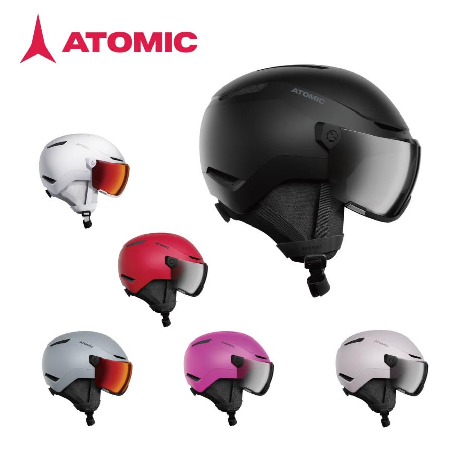 ATOMIC スキー ヘルメット Sサイズ　バイザー付き　キッズ ATOMIC（アトミック） スキーヘルメット キッズ ジュニア＜2027