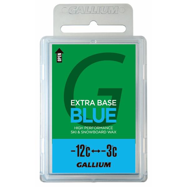 GALLIUM ガリウム 定価 ワックス EXTRA BASE BLUE スキー 経典 固形 スノボ スノーボード 〔100g〕 SW2074