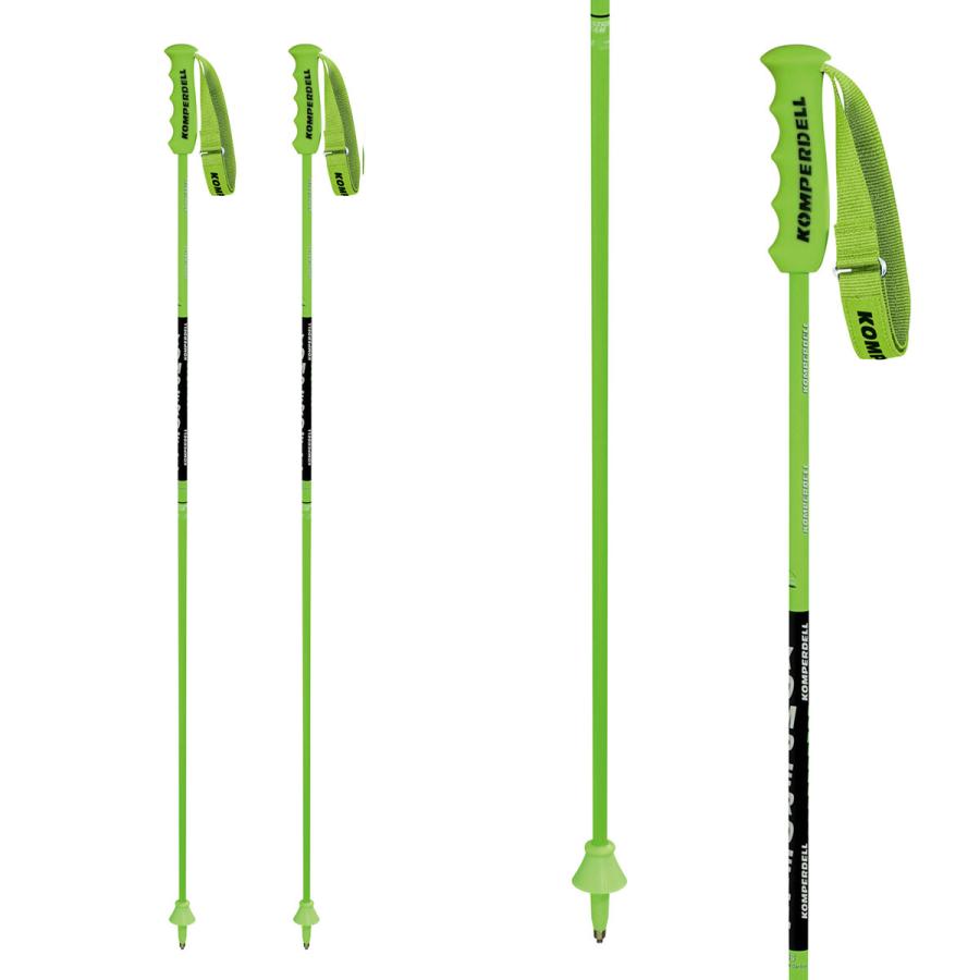 【使用1回】KOMPERDELL NT Carbon GS 12.3 125cm KOMPERDELL コンパーデル スキー ポール GSストック ＜2026＞ NATIONAL