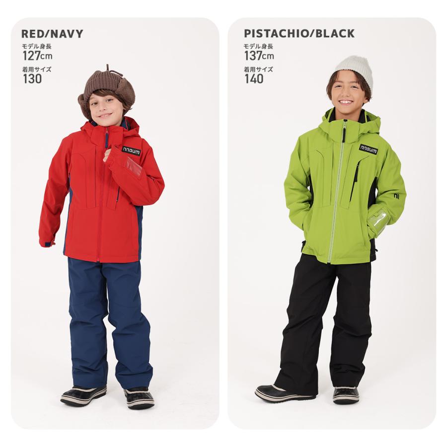 NNOUM スキーウェア キッズ ジュニア 上下セット スノーウェア