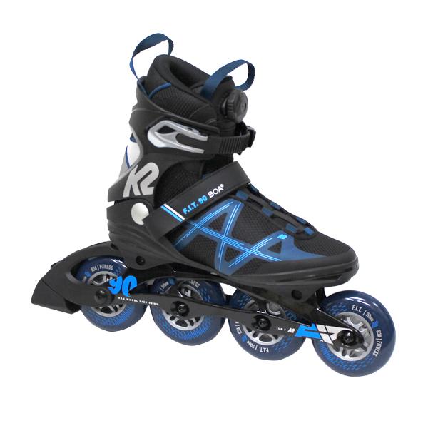 K2 〔ケーツー〕 インラインスケート F.I.T. 90 BOA I200201701 BlackBlue