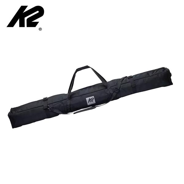 K2〔ケーツー2台用 スキーケース〕＜2023＞Double Padded ski Bag〔ブラック〕 cd56163タナベスポーツ