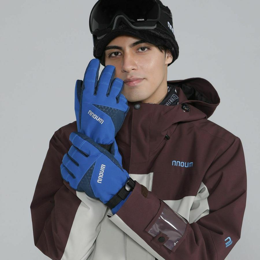 NNOUM スキー グローブ スノーボード スノボ メンズ 手袋 耐水圧10,000