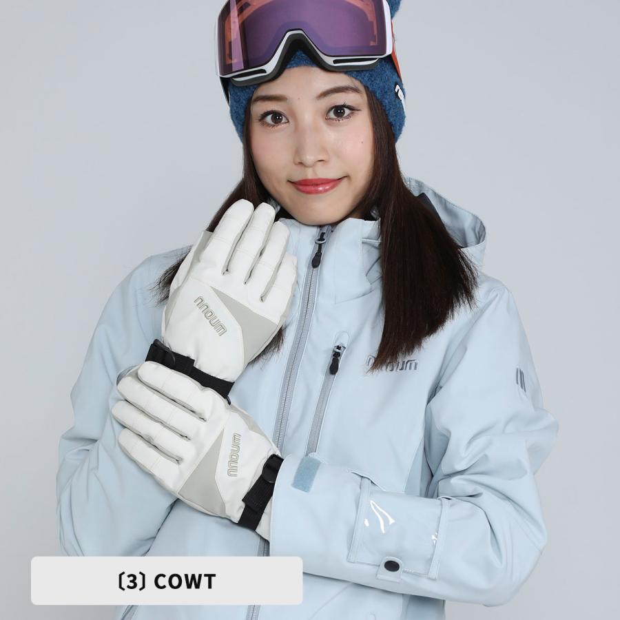 スキー グローブ スノーボード スノボ グローブ 手袋 レディース 耐水圧10000ml NNOUM ノアム アウトドア 5本指 暖かい 軽量 防寒 スノーグローブ | NNOUM | 04