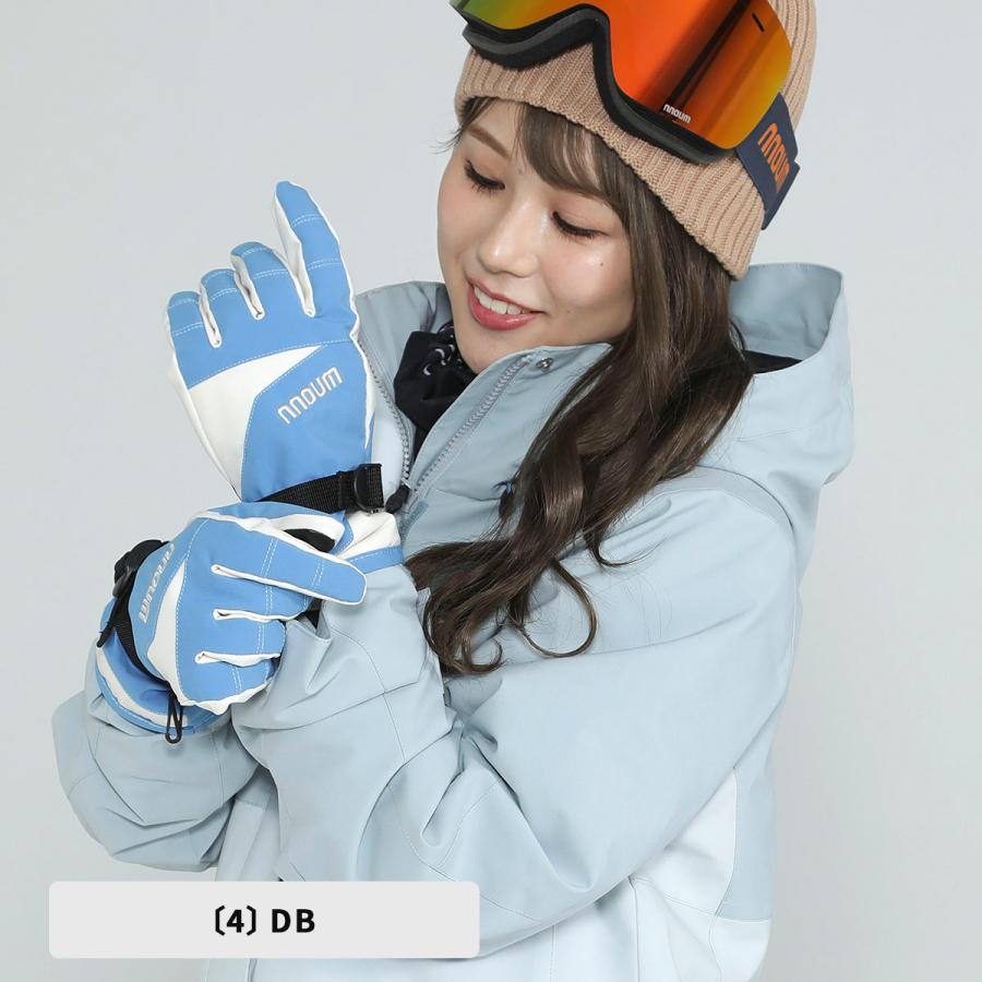 スキー グローブ スノーボード スノボ グローブ 手袋 レディース 耐水圧10000ml NNOUM ノアム アウトドア 5本指 暖かい 軽量 防寒 スノーグローブ | NNOUM | 05