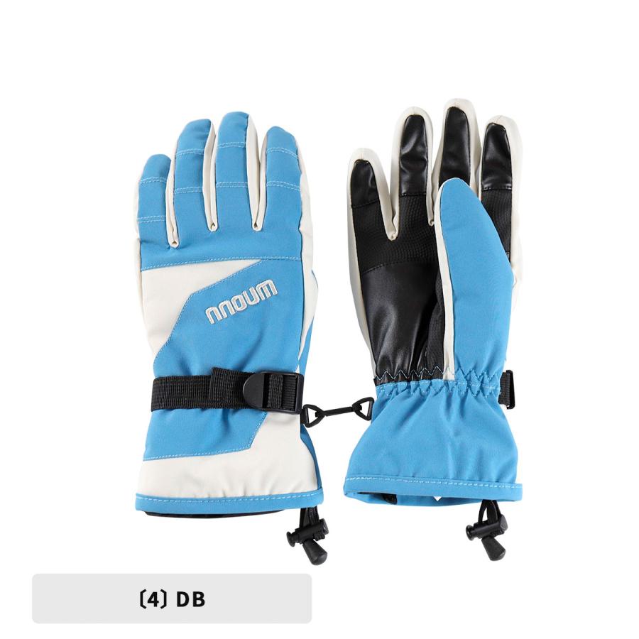 スキー グローブ スノーボード スノボ グローブ 手袋 レディース 耐水圧10000ml NNOUM ノアム アウトドア 5本指 暖かい 軽量 防寒 スノーグローブ | NNOUM | 08