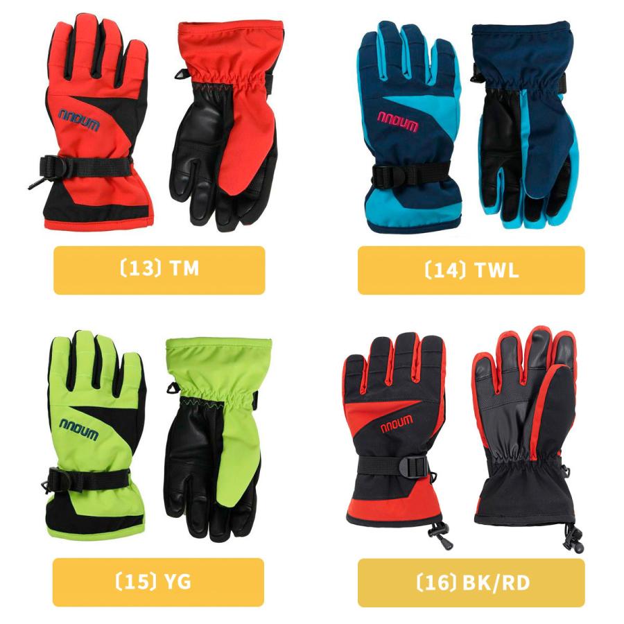 NNOUM スキー グローブ スノーボード スノボ キッズ ジュニア 手袋