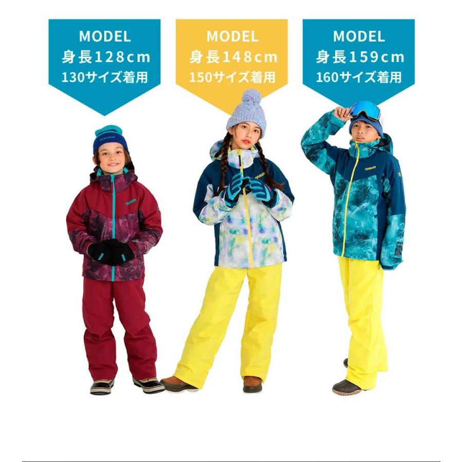 NNOUM スキーウェア キッズ ジュニア 上下セット スノーウェア NNOUM スキーウェア キッズ ジュニア 上下セット スノーウェア